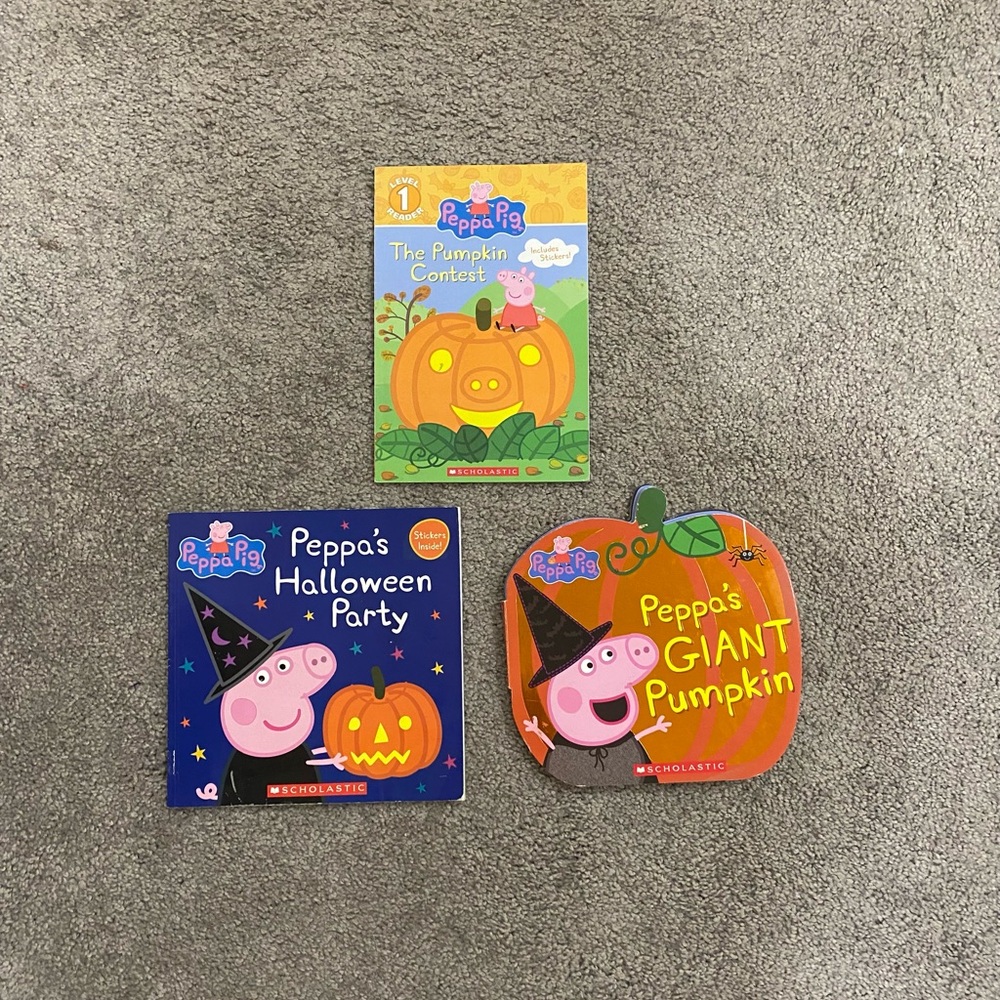 Peppa Pig Halloween Books (3)